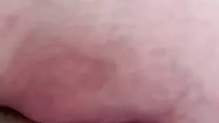 giving my chubby girlfriend  a creampie