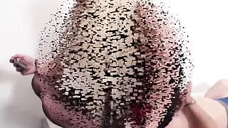 ignored teen princess play with phone while sit on his face