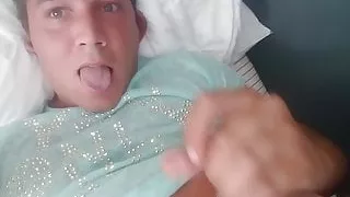 Raphael Crespin Hot Cute Twink Gay Boy Wanking Cum In Mouth