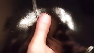 Massage and Cum for My Ass in PVC Vinyl Leggings