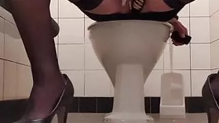 Mature whore Sandra in chastity