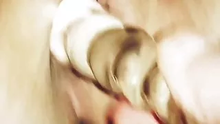 Girl squirting for the first time