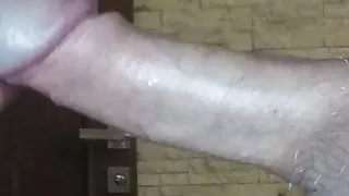 Blowjob von einer Schlampe, Nahaufnahme mit einem Meer von Sperma