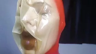 Latex Breathplay Mask