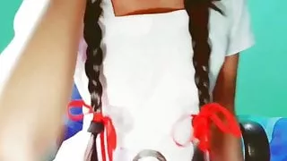 Hard sexy girl has bhabhi