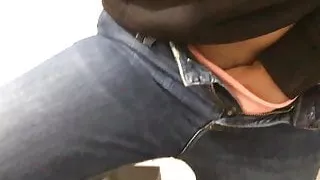 Masturbating in daddy's garage