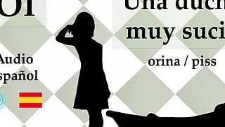 Spanish JOI con fantasia de orina y piss.