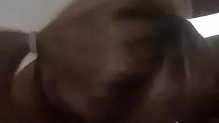 Wife cuckolding her husband. Sucking 2 cocks