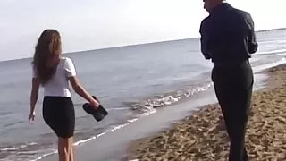 A young couple fucks in the hotel with an amazing ass