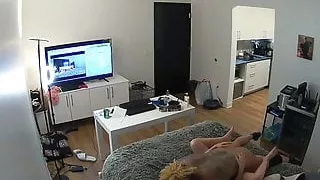 Cheating Petite Teen Wife Fucks BLM Organizer in My OWN Bed