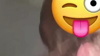 Her step son caught us