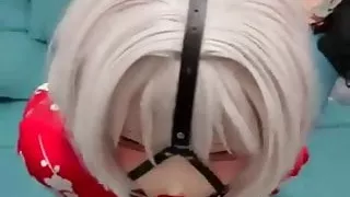 Kigurumi Mochi Bonded And Gagged