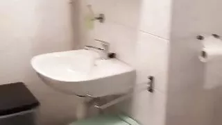 bedroom and bathroom