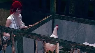 Wartribe Academy - Redhead babe giving head to her man (25)