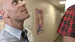 Horny teacher fucked school topper