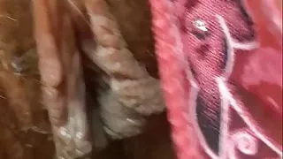 Behind the Screens Video Of Stacey Doing Pussy Photo shoot