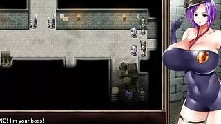 Karryn's Prison Hentai Game Ep1 the warden jerk off guards