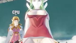 Fire Emblem Tiki rides Marth 3D