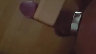 Self-punishment for thick cock.