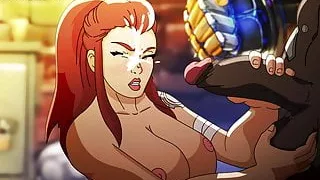 overwatch hentai handjob animation