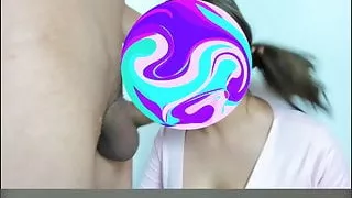 Step mom morning blowjob with step son