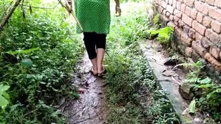 bestver pissing and fucking outdoor with my desi indian step mom