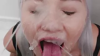HENTAIED - Best Blowjob from Hot Sexy Blond girl