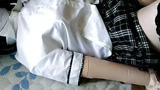 Air doll nako fuck and continuous facial cum again 2-1