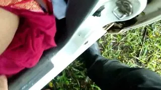 Stepsister Public Pissing And Sex In Car With Ex Boyfriend