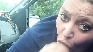 BBW Deepthroating on lunch break Eposide. 4