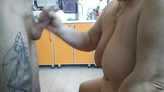 homemade blowjob from mature bbw milf