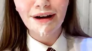 Allen Park Cabrini Girl Taking An After School Test