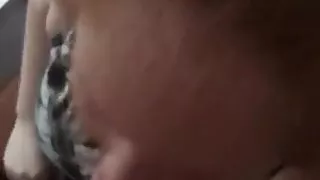 Listening For Husband While She Sucks BBC For A Facial