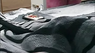 Step mom gets caught on camera in white thongs into step son room