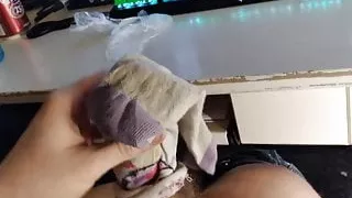 Girly Feet Boy - Fan sperma in meine Socken