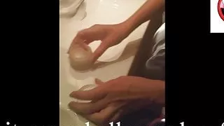 fill the pot with cream and see it spread all over his face2