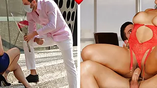 Valentine’s Day Fuck With A Mexican Teen With A Big Booty