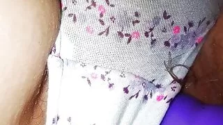 Color cotton panties from my wife