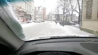 Vera Mill is playing in the car