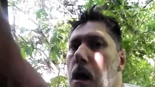 Sweaty gipsy cums directly in my throat