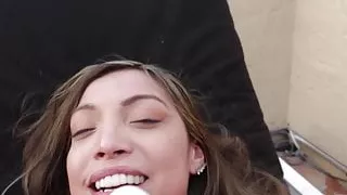 Vivianna Mulino Strips Outdoors To Masturbate For You