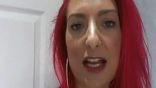 redhead teen spit on you pov