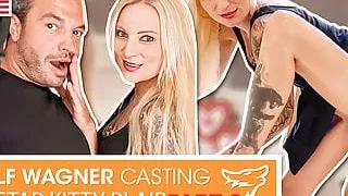 Kitty Blair enjoys cumshot in her mouth! Wolfwagner.casting