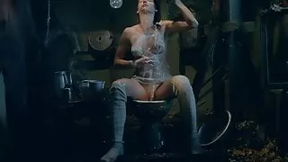 Schönheit, Kitzler, Erotik, Rasierte Muschi, Dusche, Vibratorsex