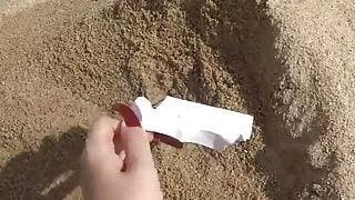 KatieGodess showing very long nails