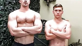 Analsex, Bar, Freund, Schwuler Sex, Militär, Muskel