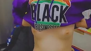 Quick Stock Room Tit Flash for a Fan Request