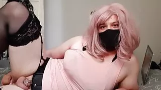 Anal, Britannique, Crossdresser, Godemiché, Robe, Transexuelle