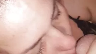 Amateur slobs on my cock