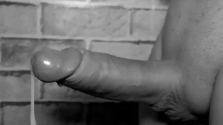 I didn't masturbate for month cock explodes sperm volcano